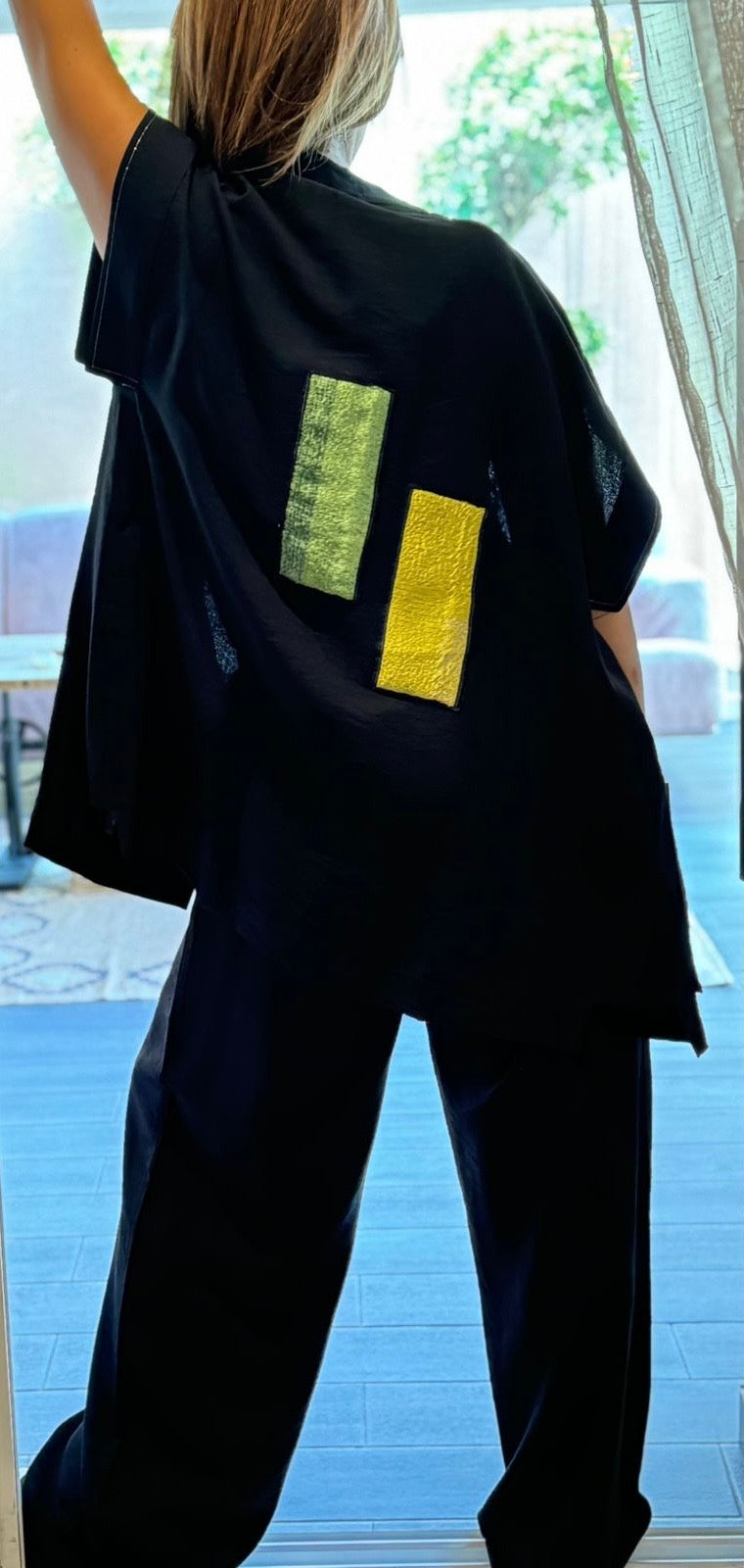 Black Crepe Set