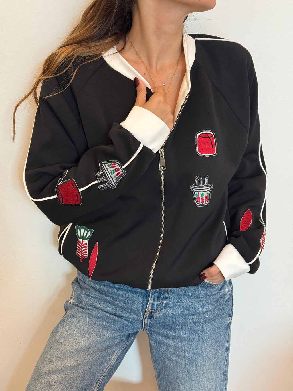 Black Bomber Jacket