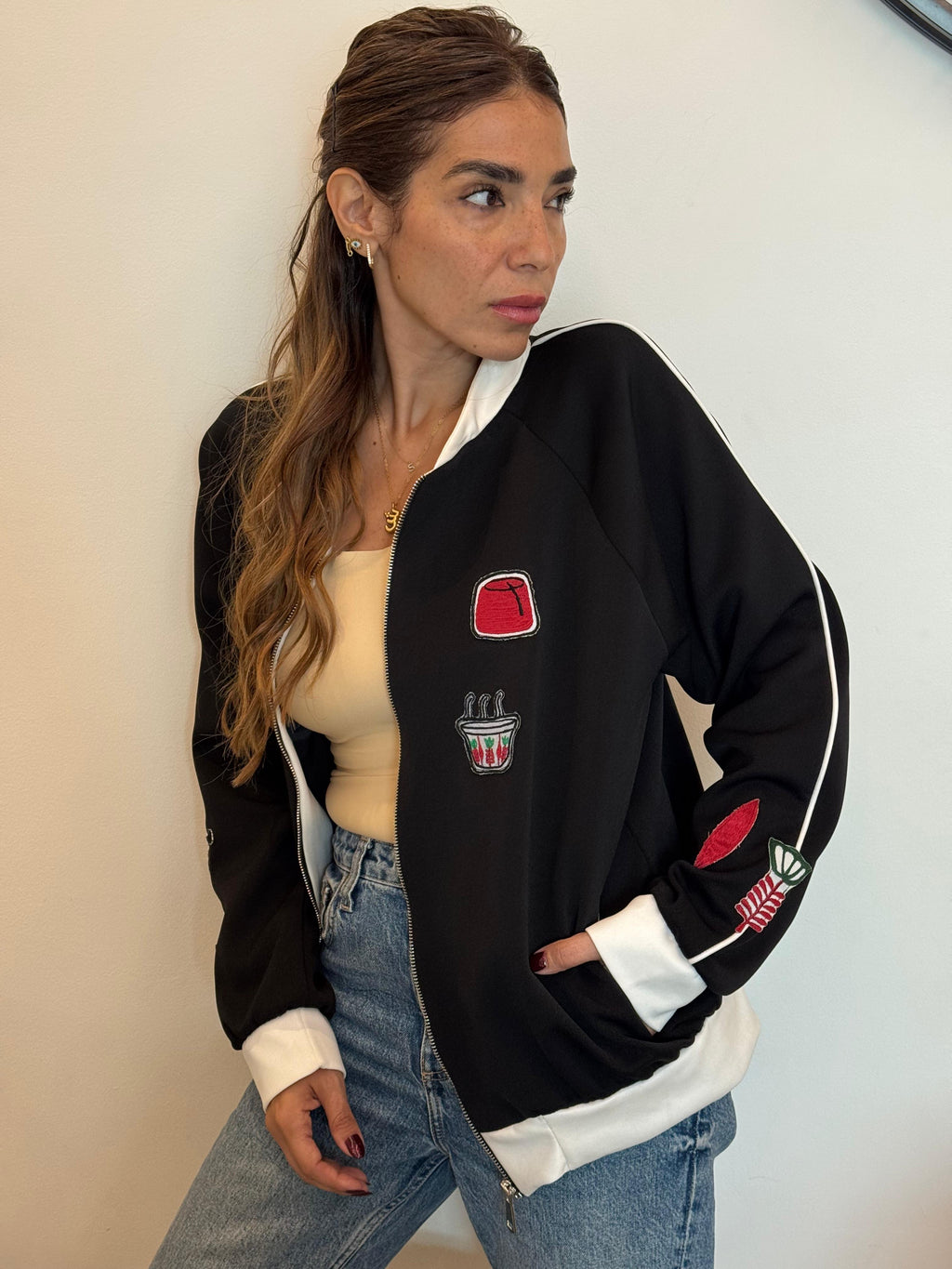 Black Bomber Jacket