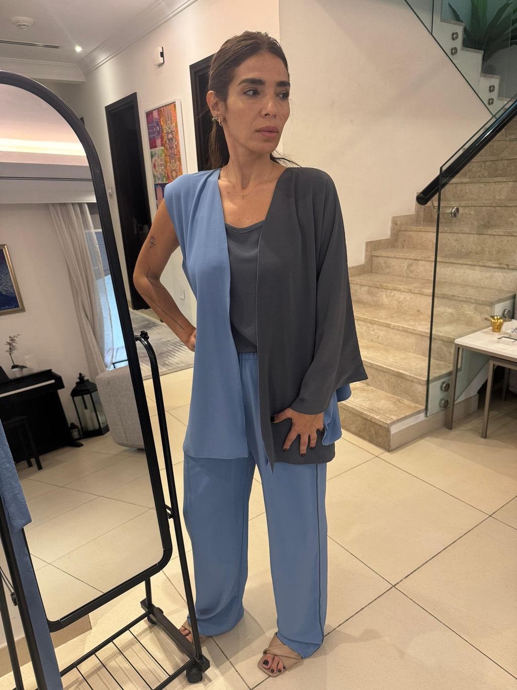 Double-Faced Crepe Silk Set