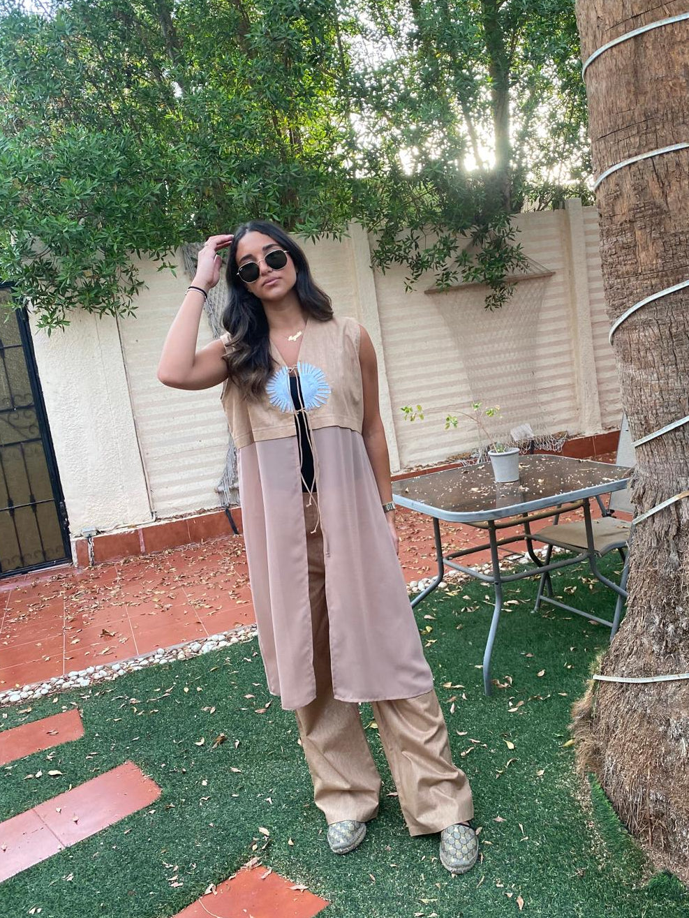Mocha Linen Sun Set