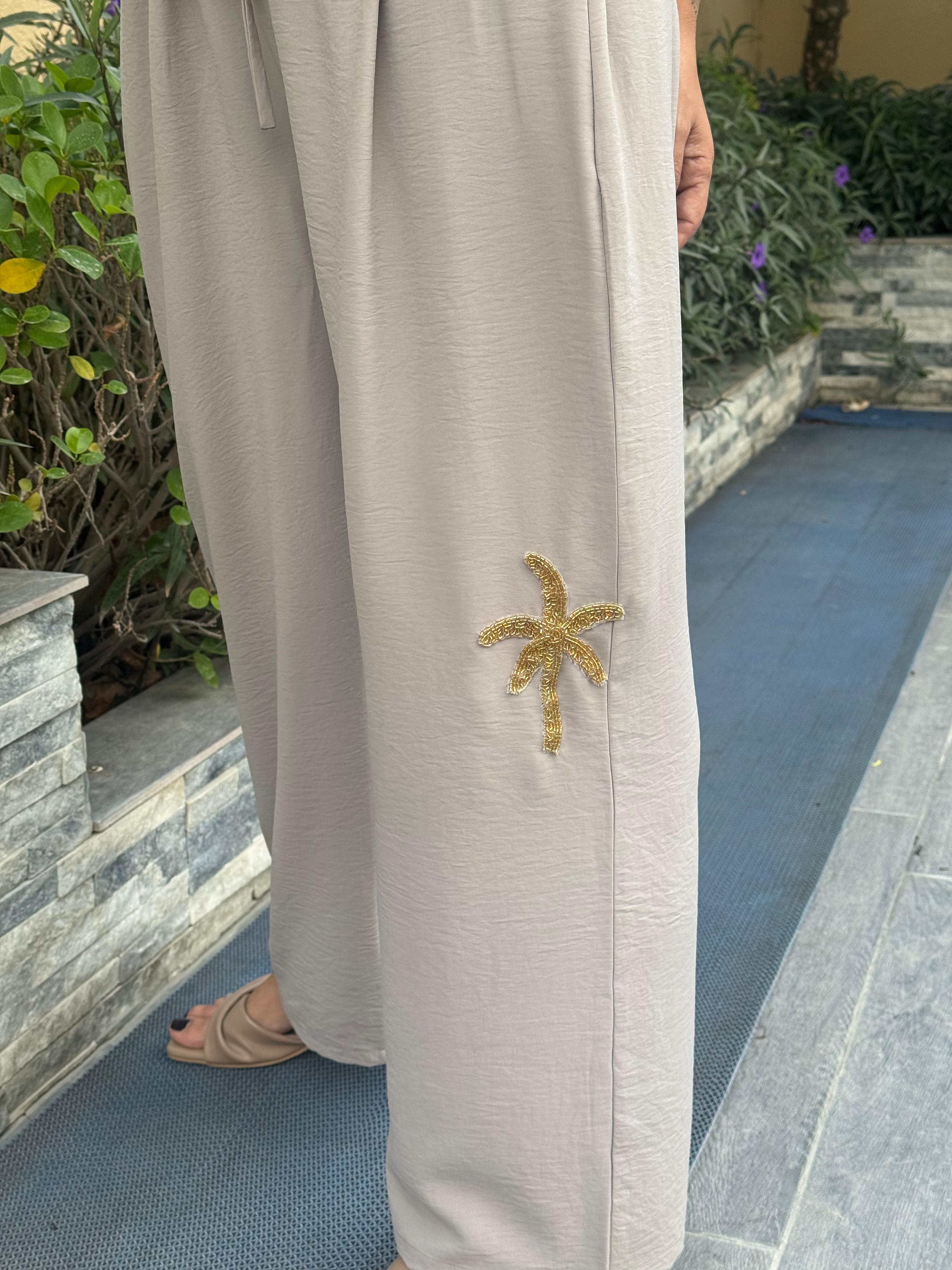 Harakat Cappuccino Crepe Silk Set