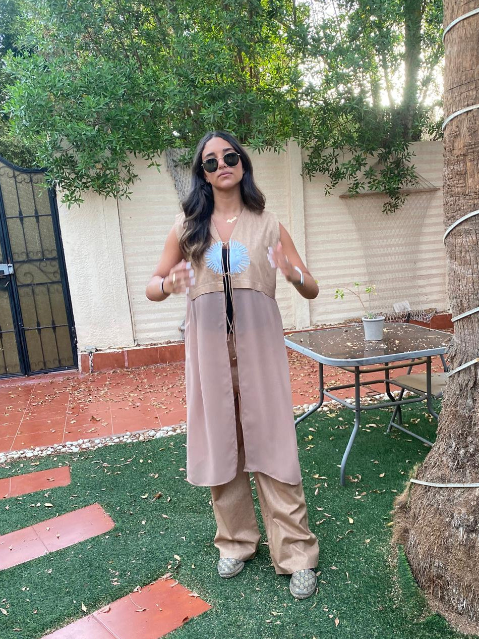 Mocha Linen Sun Set