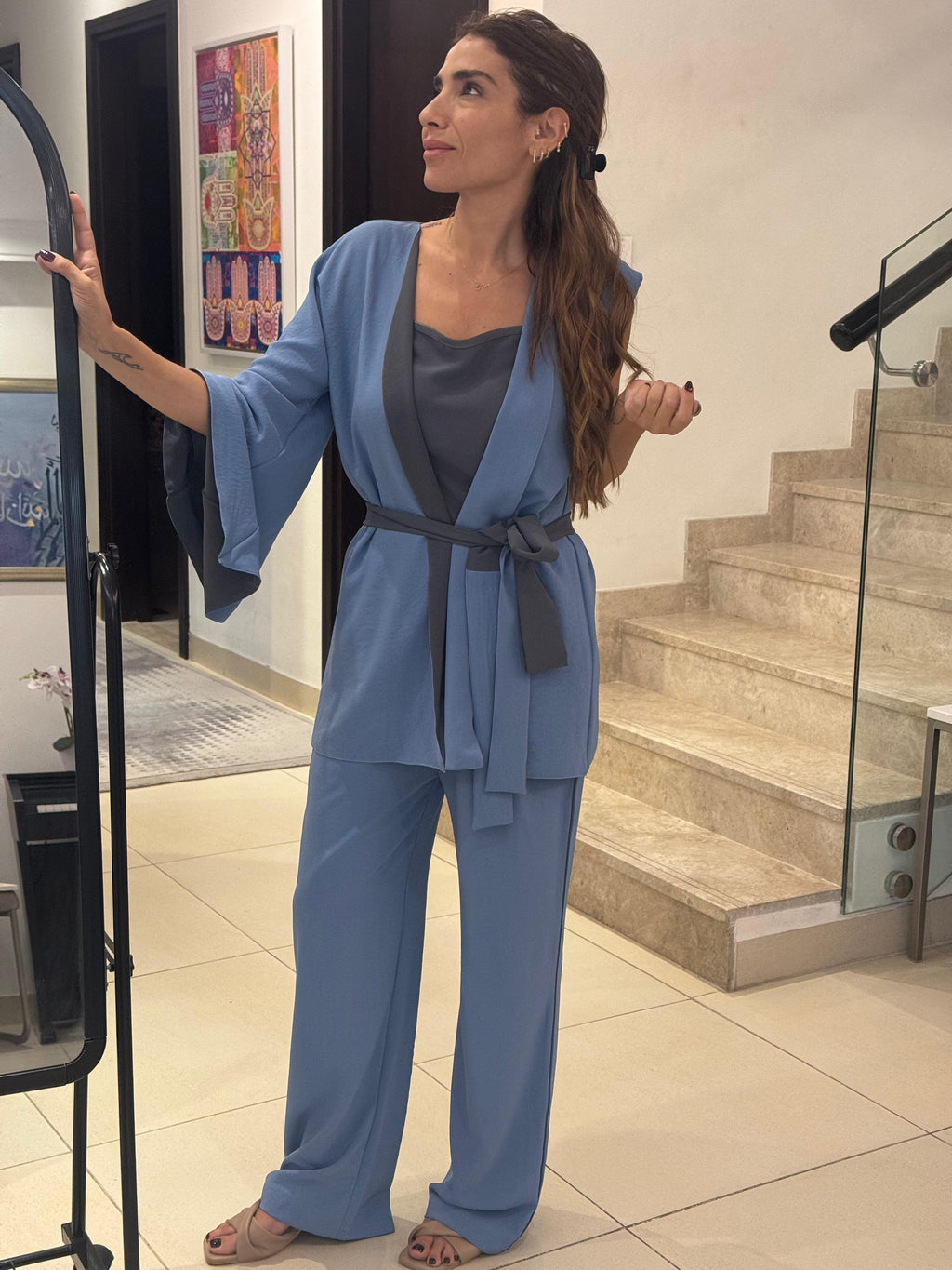 Double-Faced Crepe Silk Set