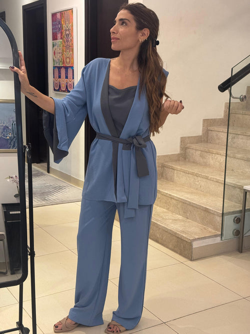 Double-Faced Crepe Silk Set