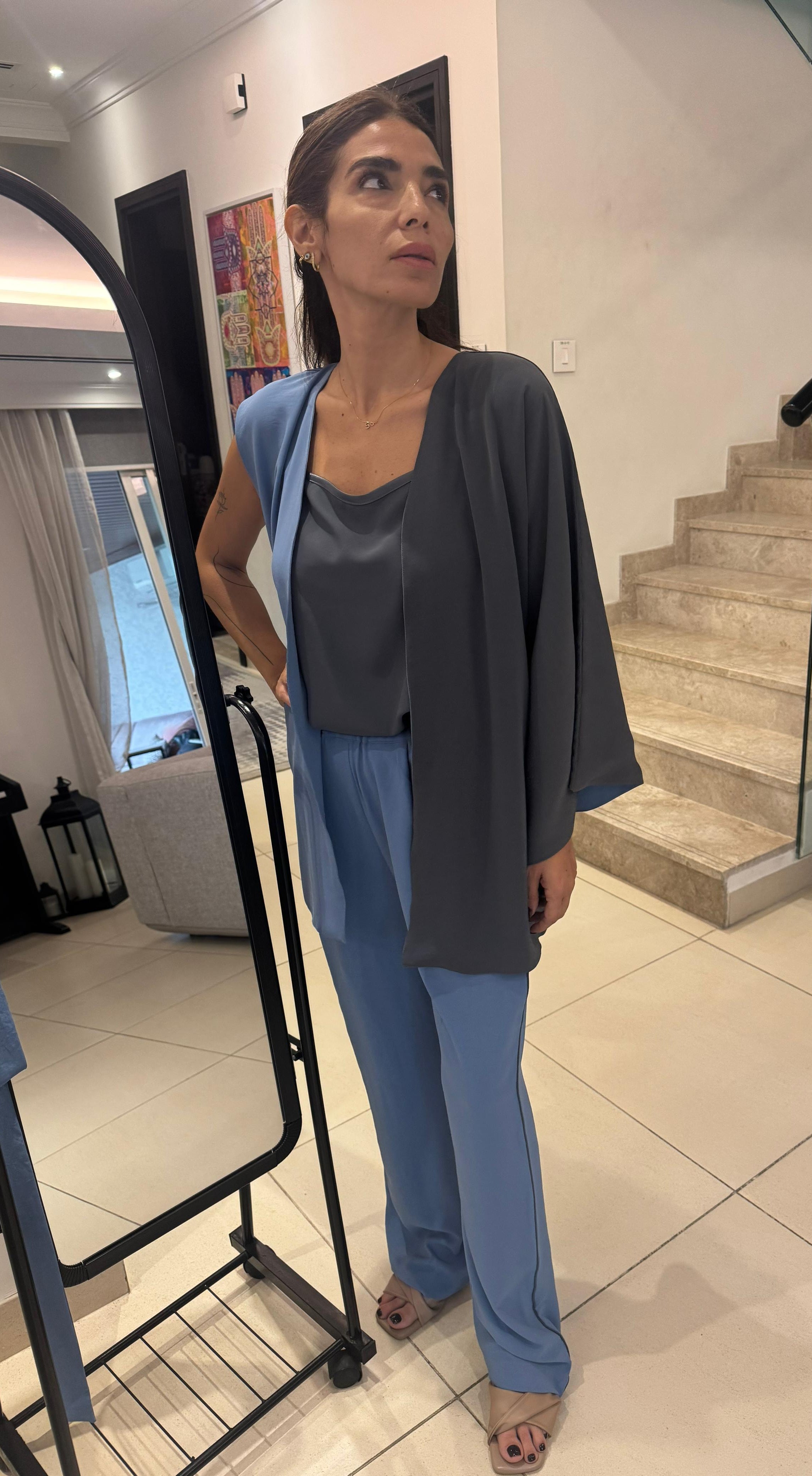 Double-Faced Crepe Silk Set